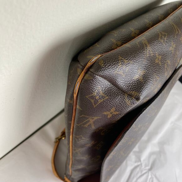 Vintage Louis Vuitton Musette Brown Logo Messenger Crossbody Bag Designer Luxury - Picture 9 of 14